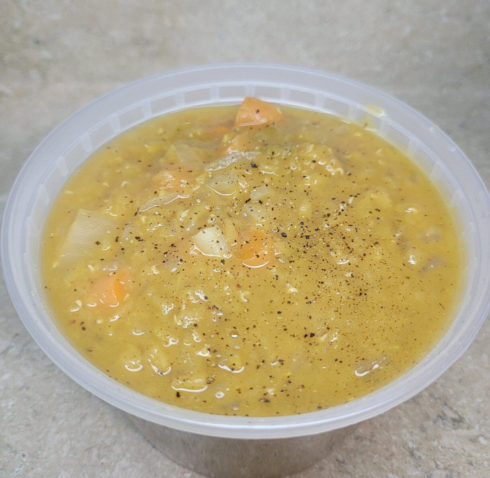 Red Lentil Soup, Veggie and Protein Packed, Challenge #7
