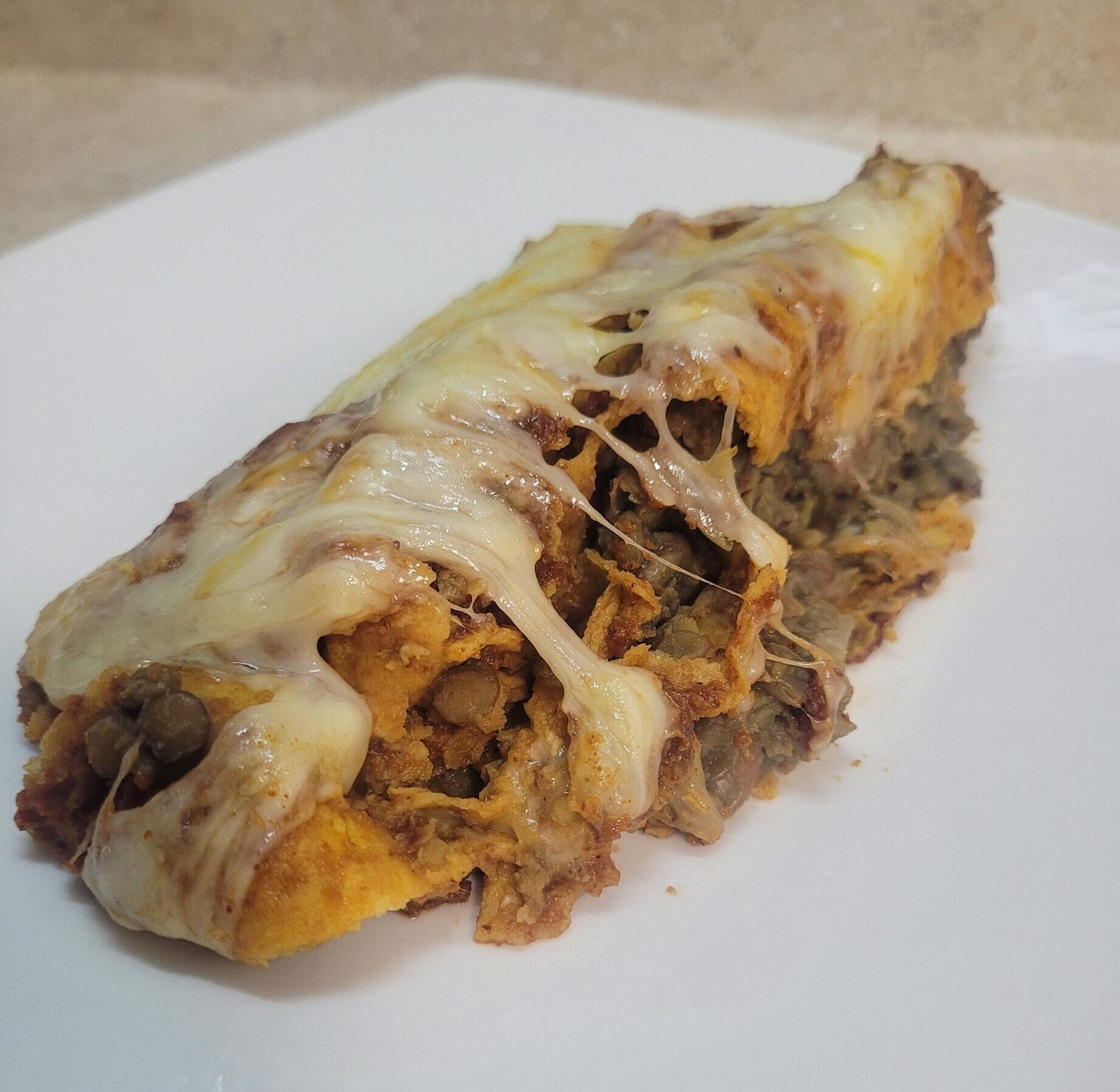 Hatch Chile, Lentil, & Bean Enchiladas – With Homemade Sauce, Challenge #16